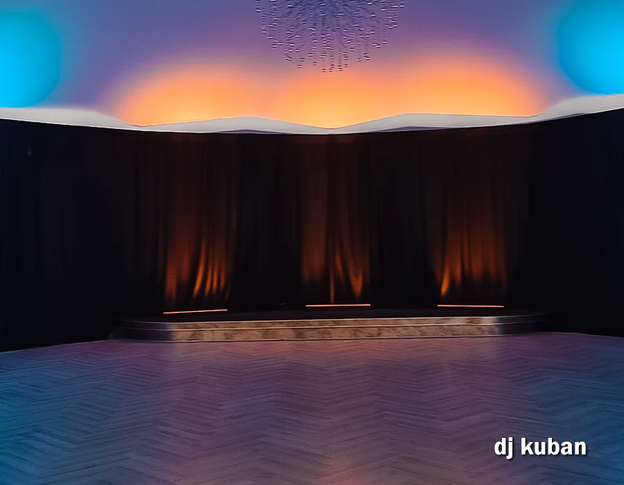 Wyciemnienie sali (Pipe & Drape)