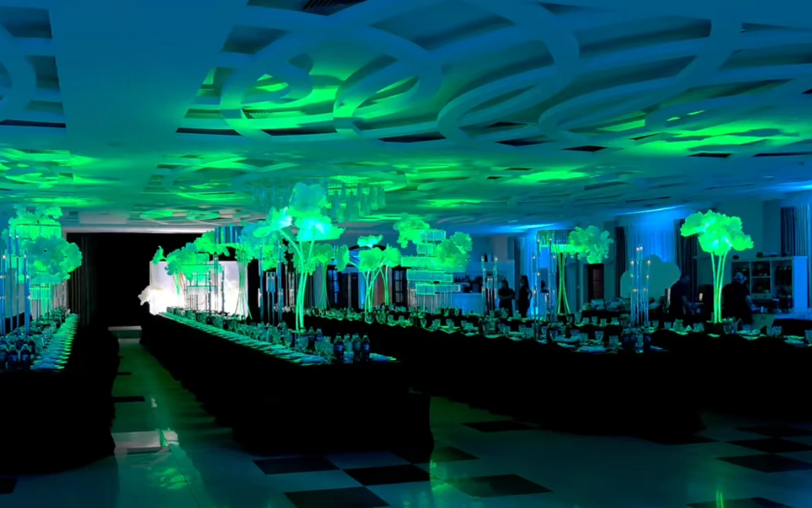 Dekoracja świetlna wnętrza